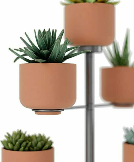 Umbra Terrapota Planter Planter Metal Gray with Stand 28.6x28.6x38.1cm.