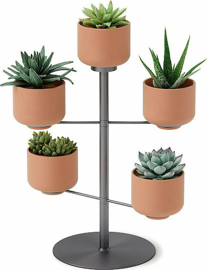 Umbra Terrapota Planter Κασπώ Μεταλλικό Γκρι