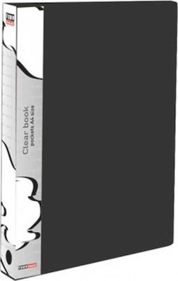 Typotrust Ντοσιέ Σουπλ με 60 Διαφάνειες για Χαρτί A4 Μαύρο