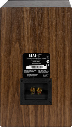 Elac DBR62 DBR62 Ζεύγος Ηχείων Hi-Fi Βιβλιοθήκης 120W 2 Δρόμων Π20.7xΒ27.4xΥ35.8εκ. Καρυδιά