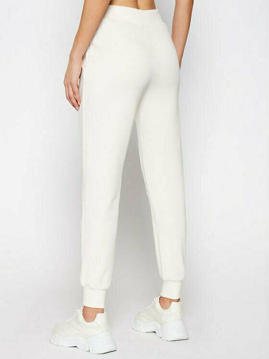 Guess Damen-Sweatpants Jogger Ecru