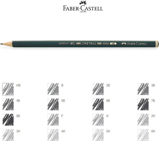 Faber-Castell 9000 Молив HB Зелен
