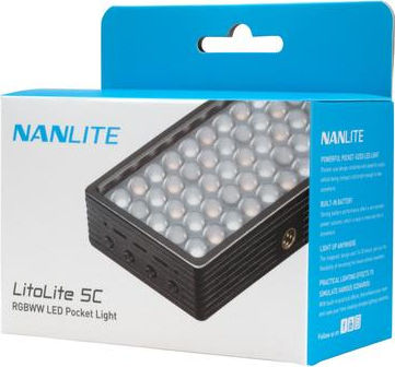 Nanlite Litolite 5C RGBWW LED-Licht mit Helligkeit 6580lm