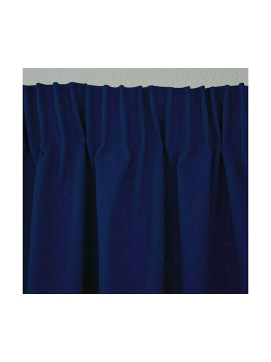 Lino Home Κουρτίνα με Τρέσα Renas 355 Light Blue 300x280εκ.