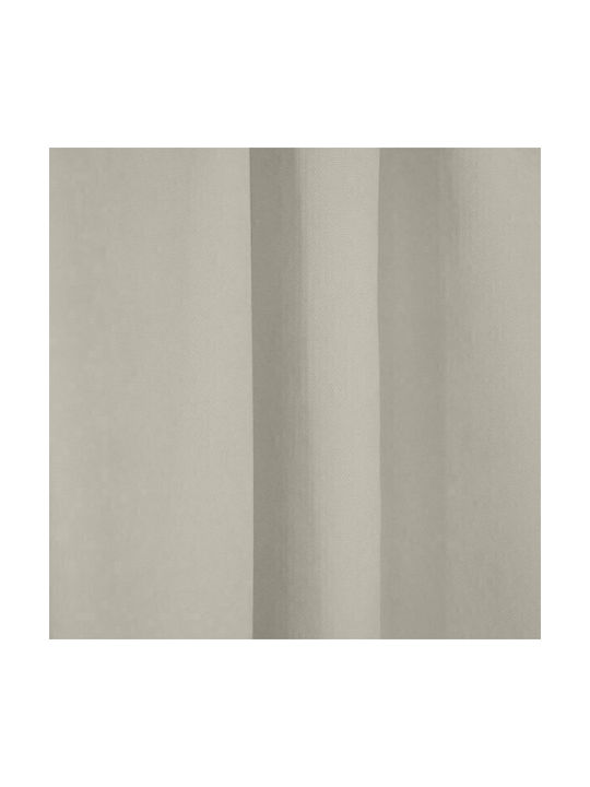 Lino Home Κουρτίνα με Τρέσα Samos Sand 300x275εκ.