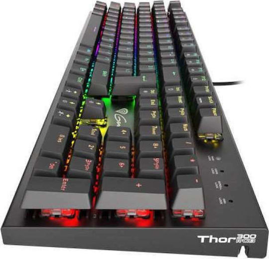 Genesis Thor 300 RGB Gaming Μηχανικό Πληκτρολόγιο με Outemu Brown διακόπτες και RGB φωτισμό (Αγγλικό US)