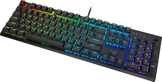 Corsair K60 Pro RGB Gaming Μηχανικό Πληκτρολόγιο με Cherry MX Silver Low Profile διακόπτες και RGB φωτισμό (Ελληνικό)