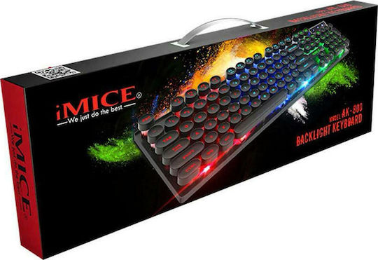 iMice AK-800 Gaming Keyboard with RGB lighting (English US)