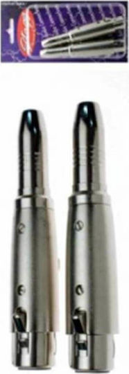 Stagg AC-XFPFH Μετατροπέας 6.3mm male σε XLR female Ασημί 1τμχ