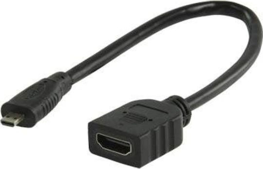 Valueline VLVP 34790 B02 Μετατροπέας micro HDMI male σε HDMI female 1τμχ