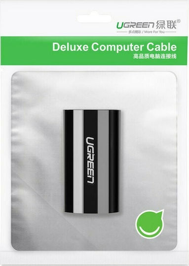 Ugreen NW116 Σύνδεσμος Καλωδίων RJ45 network connector (Black) 1τμχ 30837