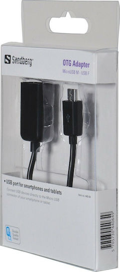 Sandberg 440-64 Convertor micro USB masculin în USB-A feminin 1buc