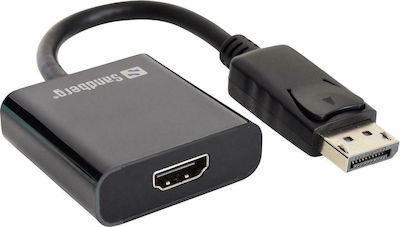 Sandberg Μετατροπέας DisplayPort male σε HDMI female (509-02)