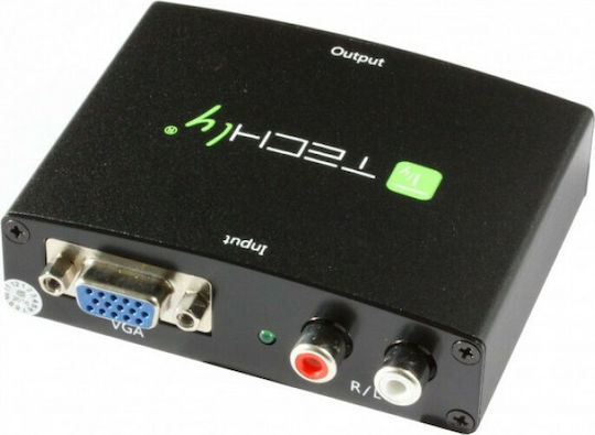 Techly Konverter HDMI weiblich zu RCA / VGA weiblich 1Stück IDATA CN-VGA