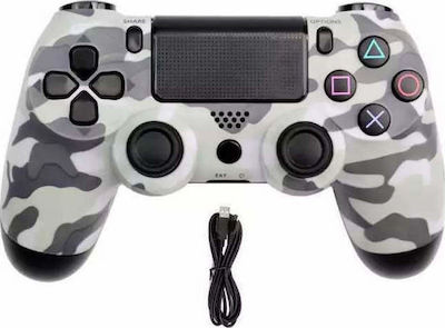 Doubleshock Ασύρματο Gamepad για PS4 Camouflage Grey