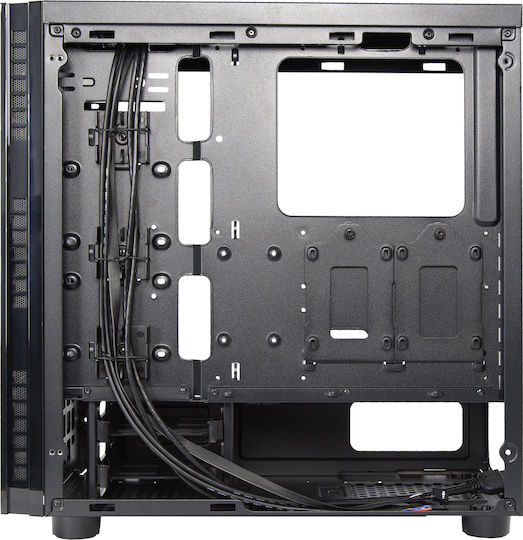 Chieftec Hawk Tempered Glass Gaming Middle Tower Carcasă PC Cu Deschidere Laterală Neagră