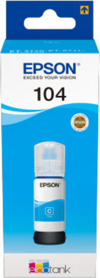 Epson 104 Original InkJet Printer Ink Cyan (C13T00P240)