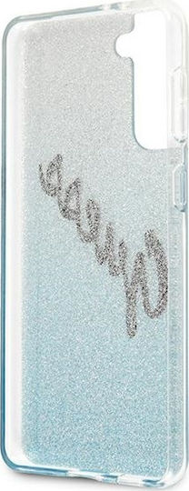 Guess Glitter Gradient Script Back Cover Πλαστικό Πολύχρωμο (Galaxy S21+ 5G)