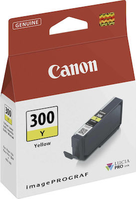 Canon PFI-300 InkJet Printer Ink Yellow (4196C001)