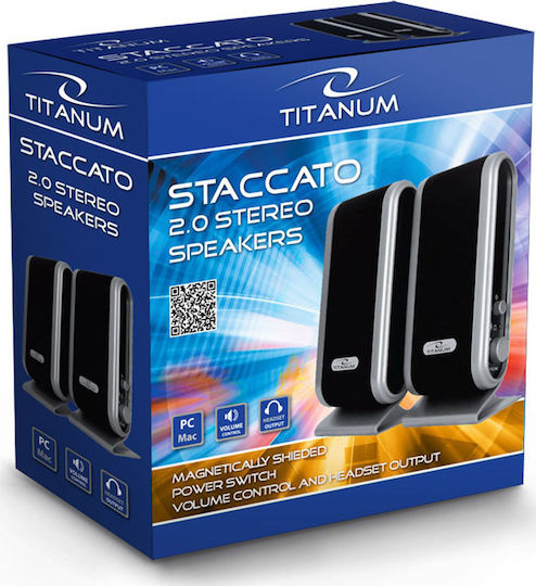 Esperanza TP102 2.0 Speakers 2W Black