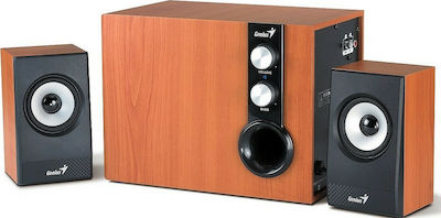 Genius SP-HF 1205 Ηχεία Υπολογιστή 2.1 με Ισχύ 32W σε Μαύρο Χρώμα