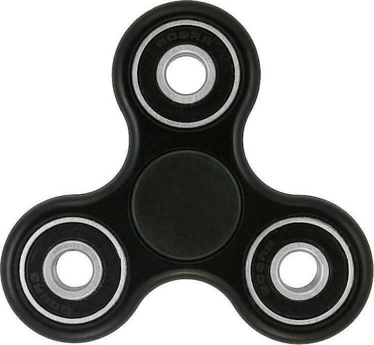 Fidget Spinner ABS Plastic Three Leaves 1 minute Пластмасов Черно