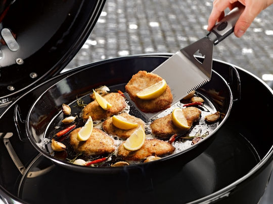 Outdoorchef 18.211.60 Подредба Тави За Барбекю с Перфорирана Решетка Ø35.9см