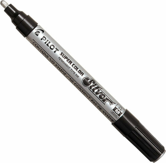 Pilot Super Colour Permanent Marker 4.5mm Silver