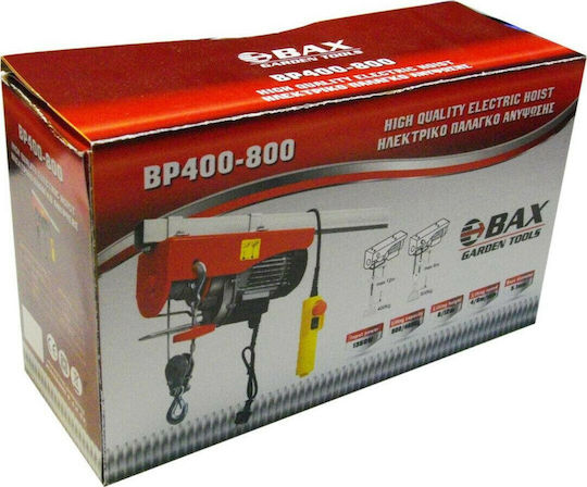 Bax Elektrohebezeug for Load Weight up to 200kg in Rot Color
