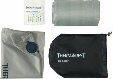 Thermarest NeoAir Topo Single Camping Sleeping Mat Sleeping Pad Large 196x64cm Thickness 7.6cm in Gray color