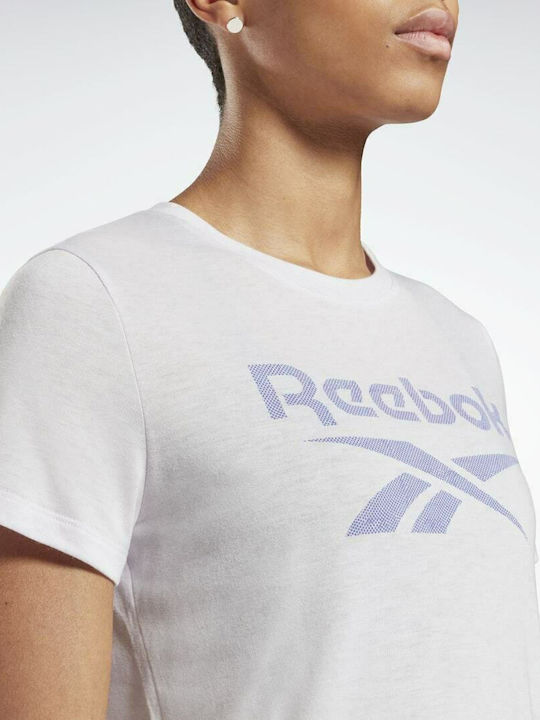 Reebok Workout Ready Supremium Big Logo Femeie Sport Tricou Uscare rapidă Lila