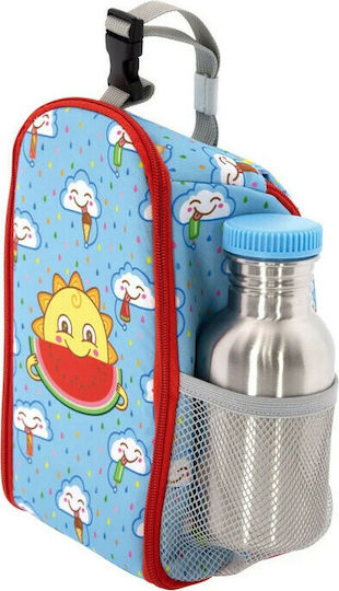 Laken Freskito School Insulated Shoulder Lunch Bag 0.5lt Light Blue