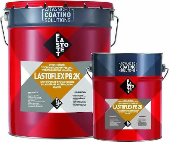 Elastotet Lastoflex PB 2K Elastomer Bituminos Material De Etanșare Poliuretan 2-Component 40lt Negru