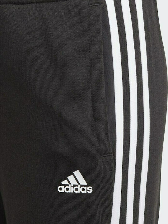 Παιδικό Παντελόνι Φόρμας Μαύρο Essentials 3-Stripes