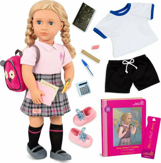 Our Generation Deluxe Hally Puppe 46cm.