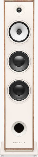 Triangle Borea BR08 Двойка Hi-Fi Говорители Подов 150W 3 Брой шофьори Ш31.4xД20.6xВ102см. Бял / Бук