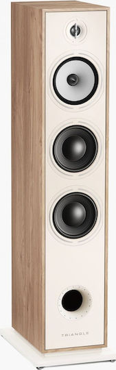 Triangle Borea BR08 Двойка Hi-Fi Говорители Подов 150W 3 Брой шофьори Ш31.4xД20.6xВ102см. Бял / Бук