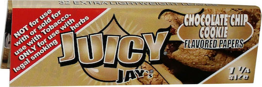 Juicy Jays Chocolate Chip Cookie Χαρτάκια Στριφτού Τσιγάρου 1+1/4 Αρωματικά 32 φύλλα 1τμχ
