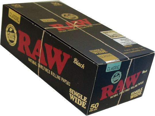 Raw Classic Black Zigarettenpapier 60 Blätter 1Stück