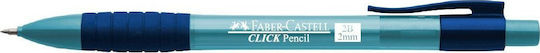 Faber-Castell Click Mechanical Pencil for Drawing with Sharpener Blue