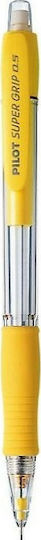 Pilot Super Mechanical Pencil Metallic 0.5mm with Eraser Yellow