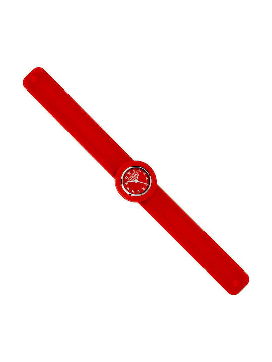 Wacky Watches Παιδικό Αναλογικό Ρολόι Wacky Slap 3D Κόκκινο