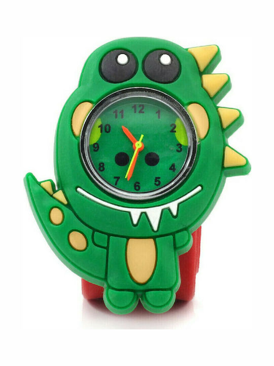 Wacky Watches Παιδικό Αναλογικό Ρολόι Wacky Slap 3D Πράσινο