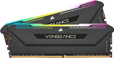 Corsair Vengeance RGB Pro SL 32GB DDR4 RAM cu 2 module (2x16GB) și Viteză 3600 pentru Desktop