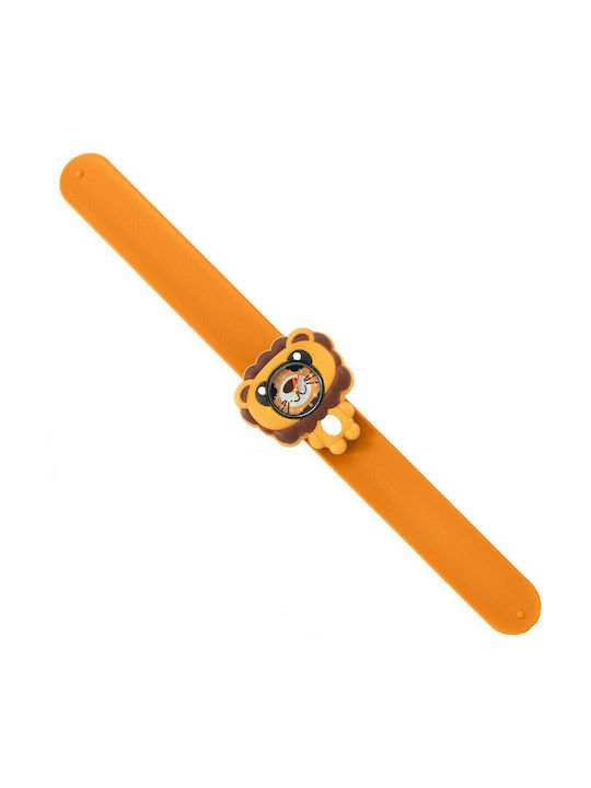 Wacky Watches Παιδικό Αναλογικό Ρολόι Wacky Πορτοκαλί