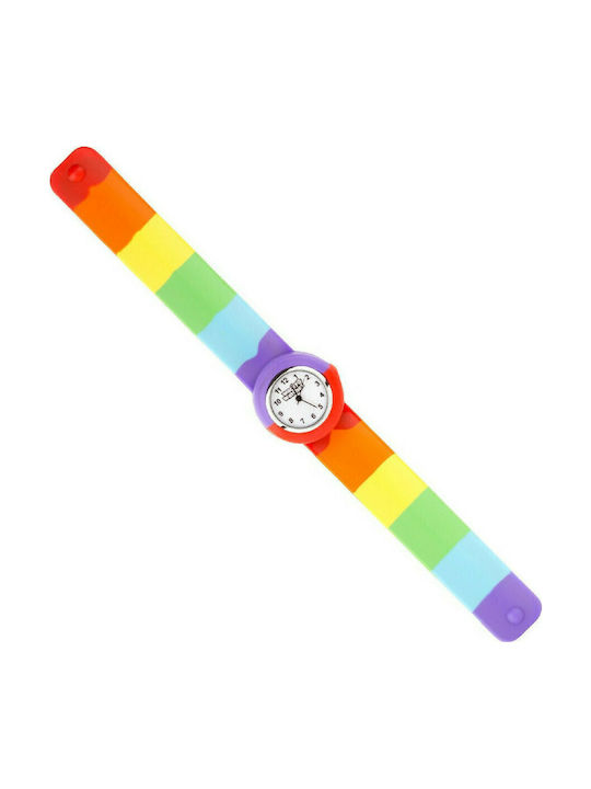 Wacky Watches Παιδικό Αναλογικό Ρολόι Wacky Slap 3D Πολύχρωμο