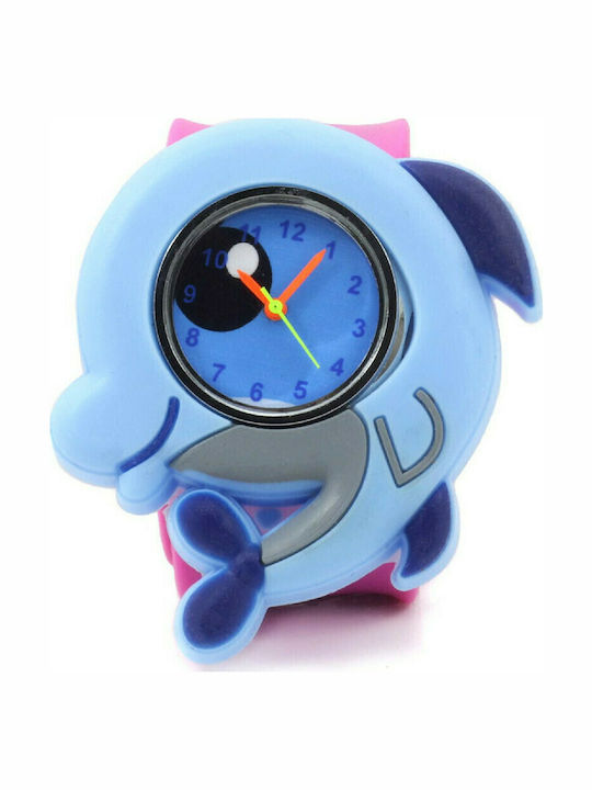 Wacky Watches Παιδικό Αναλογικό Ρολόι Wacky Γαλάζιο