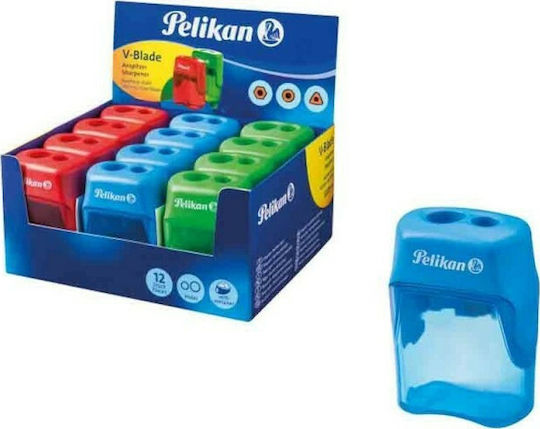 Pelikan Пластмаса Двойна Острилка (Различни цветове) 1бр