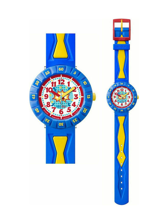 FlikFlak Kids Analog Watch Cool Sailor with Rubber/Plastic Strap Blue