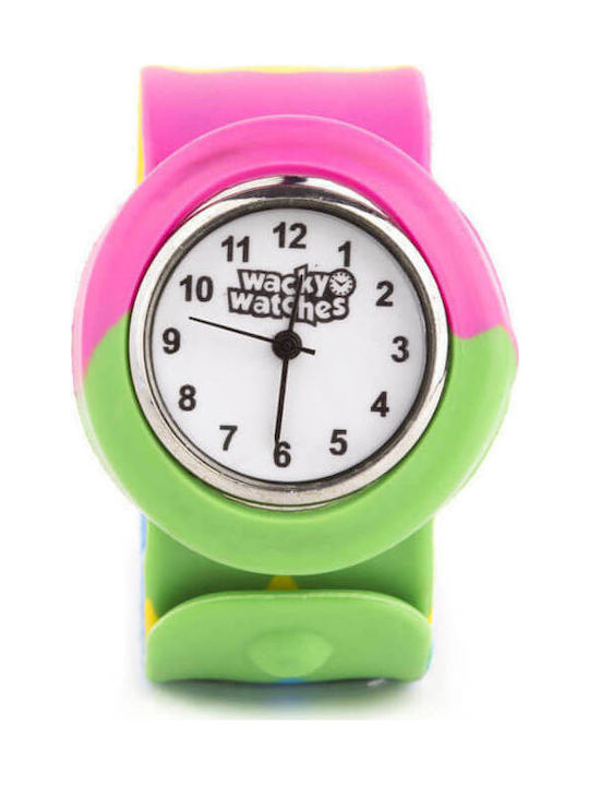 Wacky Watches Παιδικό Αναλογικό Ρολόι Wacky Slap 3D Πολύχρωμο